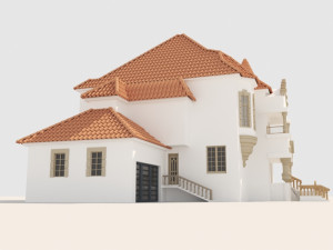 modern villa hause Model 3D