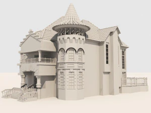 modern villa hause 3D Model