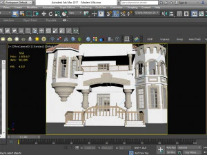 modern villa hause 3D Model