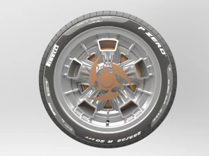 wheel 3 3D Model