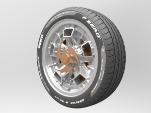 wheel 3 Modèle 3D