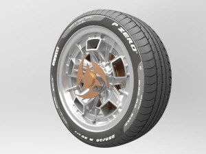 wheel 3 3D Model