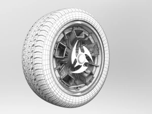 wheel 3 3D Model