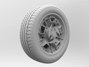 wheel 3 3D Model