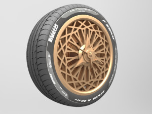 wheel 6 3D मॉडल