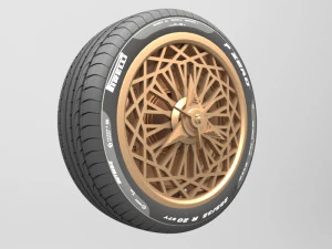 ruota 6 Modello 3D