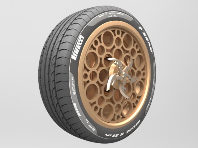 wheel 7 3D मॉडल .c4d .max .obj .3ds .fbx .stl .blend 