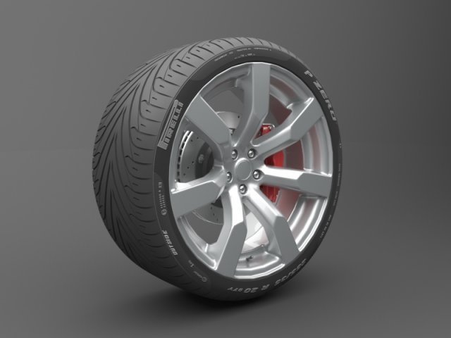 realistic tire wheel 12 Modèle 3D .c4d .max .obj .3ds .fbx .stl .blend 