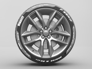 realistic tire wheel 16 Modelo 3D
