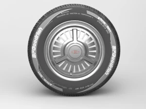 classic realistic tire 2 3D Model