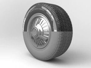 classic realistic tire 2 3D Model