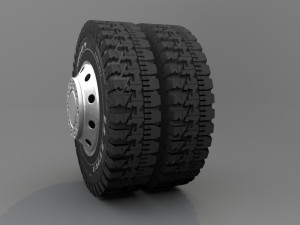 tir tre wheel 3D-Modell