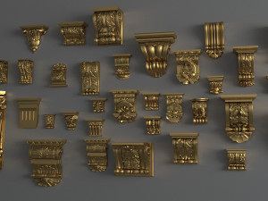 decor columne collections 3D मॉडल