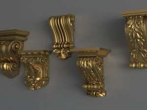 decor columne collections 3D Model