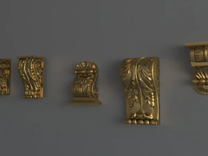 decor columne collections 3D Model