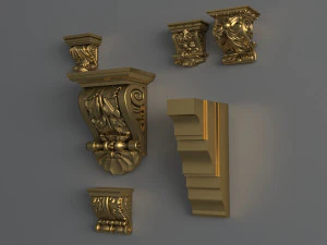 decor columne collections 3D Model