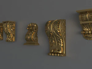 decor columne collections 3D Model