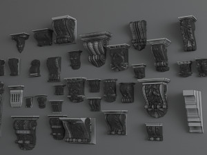 decor columne collections 3D-Modell