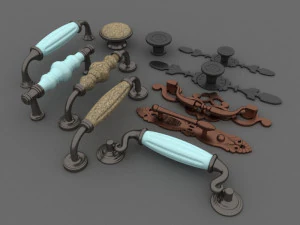 ドアノブ 3Dモデル