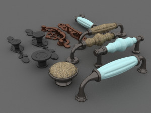 door knob 3D 模型