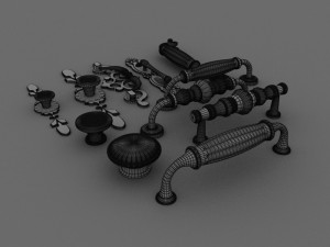 door knob 3D 模型