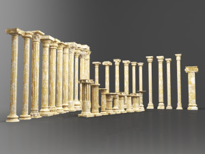 columns collections Modelo 3D