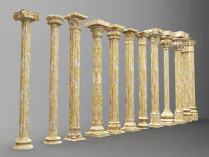 columns collections 3D Model