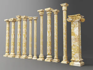 columns collections 3D Model