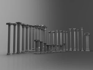 columns collections 3D Model