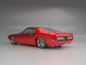 1969 shelby gt500 Modèle 3D