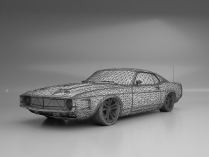 1969 shelby gt500 Modèle 3D
