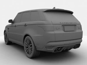 레인지 로버 3D 모델
