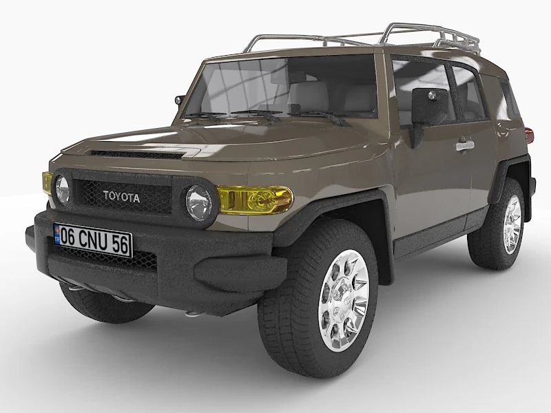 toyotafjcruiser 3D Model .c4d .max .obj .3ds .fbx .stl .blend 