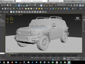 toyotafjcruiser 3D मॉडल