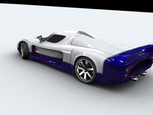 maseratti 3Dモデル