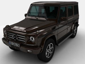 mercedes jeep car 4x4 3D मॉडल
