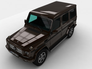 mercedes jeep car 4x4 Modèle 3D