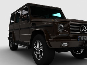mercedes jeep car 4x4 Modèle 3D