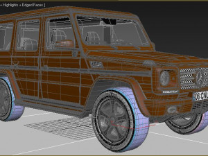 mercedes jeep car 4x4 Modèle 3D