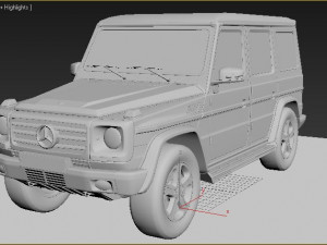 mercedes jeep car 4x4 Modèle 3D