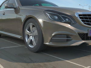 mercedes e 250 sedan 3D Model