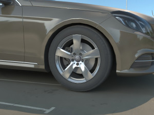 mercedes e 250 sedan 3D Model