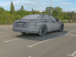 mercedes e 250 sedan 3D Model
