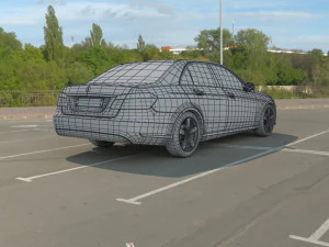 mercedes e 250 sedan 3D Model