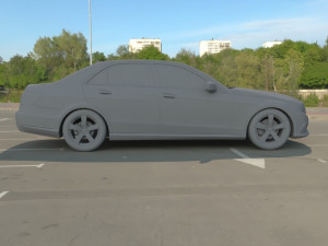 mercedes e 250 sedan 3D Model