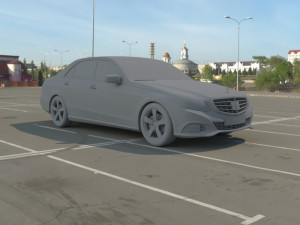 mercedes e 250 sedan 3D Model