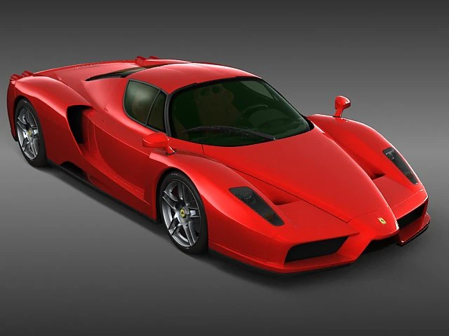 ferrari enza 3D Model .c4d .max .obj .3ds .fbx .stl .blend
