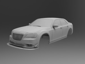 chrysler 2012 300 srt8 stl format 3D मॉडल