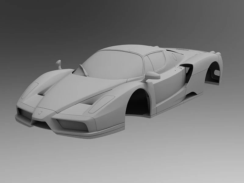 ferrari enza stl 3D Model .c4d .max .obj .3ds .fbx .stl .blend 