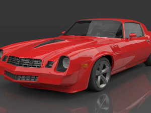 Chevrolet Camaro Z28 1979 Modelo 3D